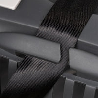 Trasportino per Animali Domestici Grigio e Nero 61x40x38 cm PP 171798