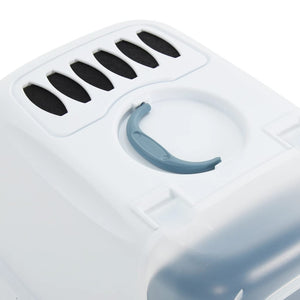 Lettiera per Gatti con Copertura Bianco e Blu 56x40x40 cm in PP cod mxl 38396