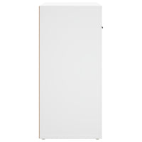 Credenza Bianca 80x33x70 cm in Legno Multistrato 816568