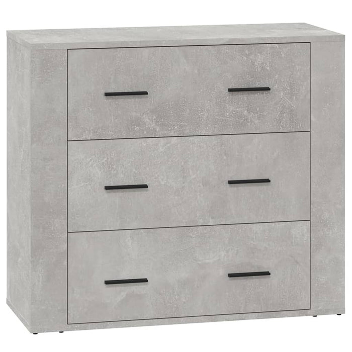 Credenza Grigio Cemento 80x33x70 cm in Legno Multistrato cod mxl 26477