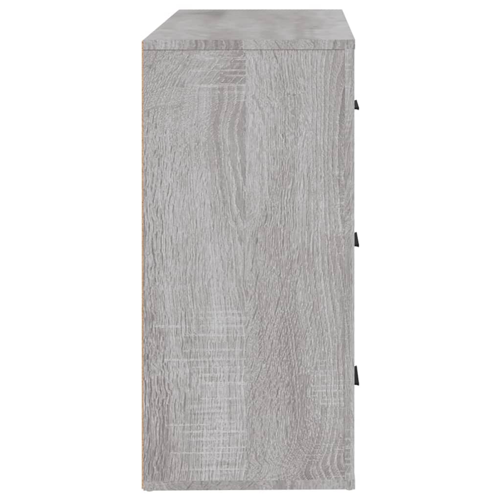 Credenza Grigio Sonoma 80x33x70 cm in Legno Multistrato cod mxl 27912
