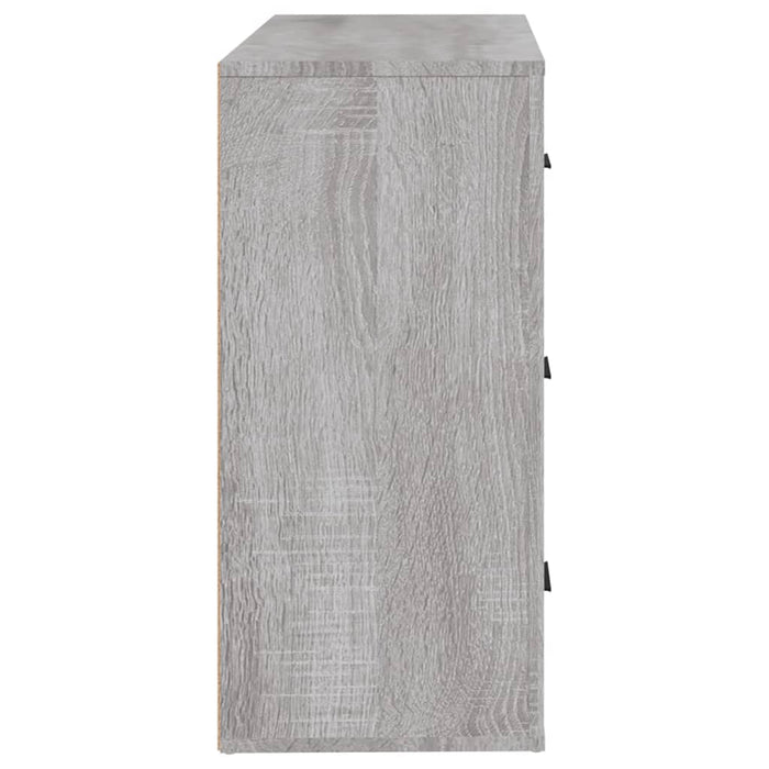 Credenza Grigio Sonoma 80x33x70 cm in Legno Multistrato 816582