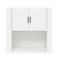 Mobile a Parete Bianco 80x33x80 cm in Legno Multistrato cod mxl 16550