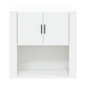 Mobile a Parete Bianco 80x33x80 cm in Legno Multistrato 816584