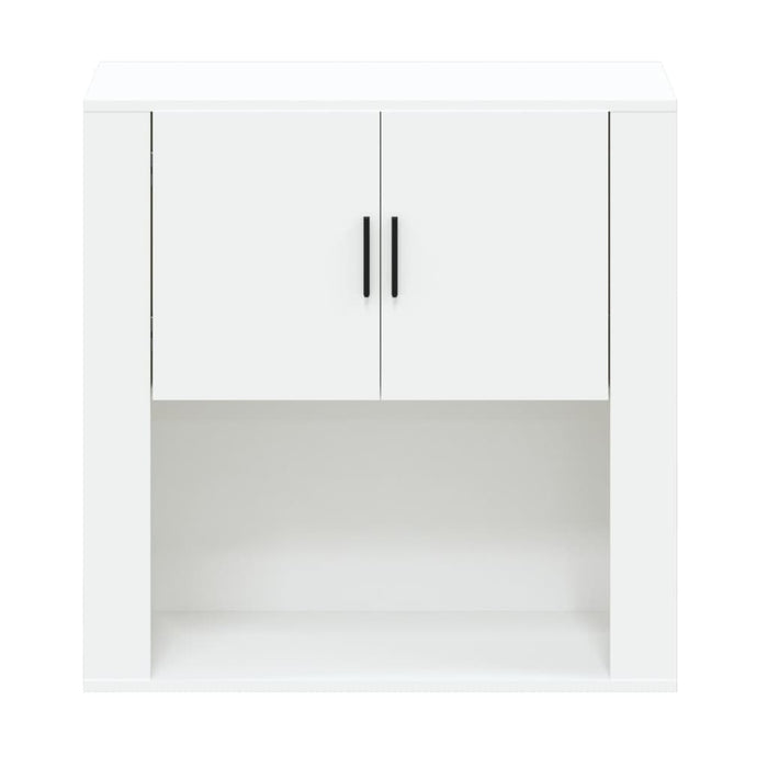 Mobile a Parete Bianco 80x33x80 cm in Legno Multistrato 816584