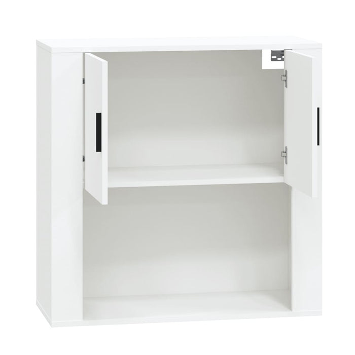 Mobile a Parete Bianco 80x33x80 cm in Legno Multistrato cod mxl 16550