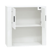 Mobile a Parete Bianco 80x33x80 cm in Legno Multistrato 816584