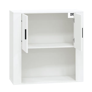 Mobile a Parete Bianco 80x33x80 cm in Legno Multistrato 816584