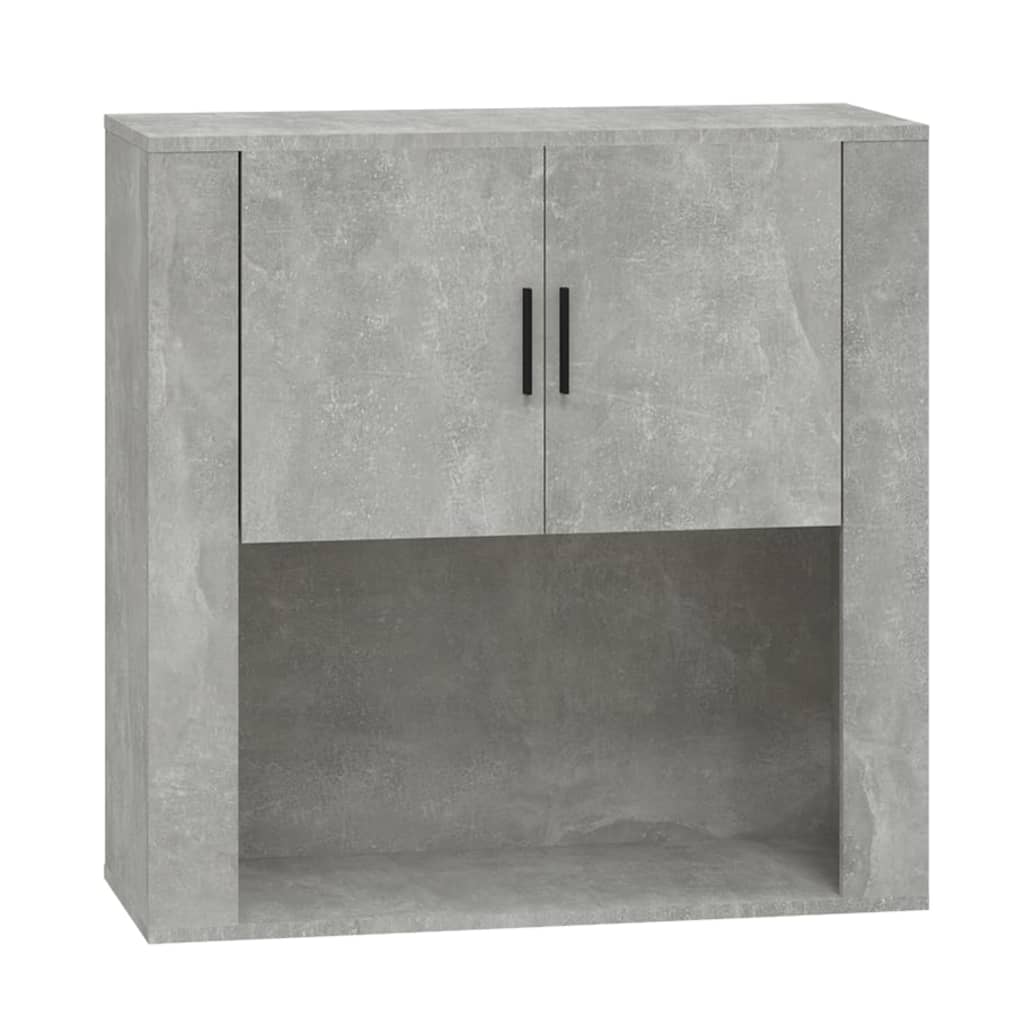 Mobile a Parete Grigio Cemento 80x33x80 cm in Legno Multistrato 816588