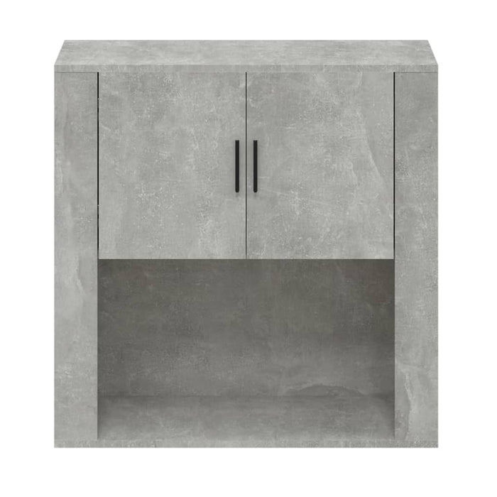 Mobile a Parete Grigio Cemento 80x33x80 cm in Legno Multistrato 816588