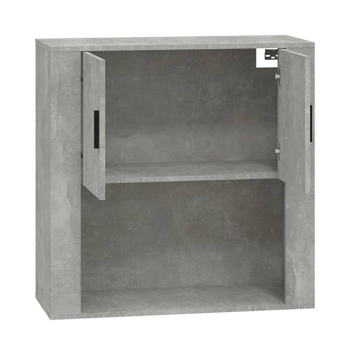 Mobile a Parete Grigio Cemento 80x33x80 cm in Legno Multistrato 816588
