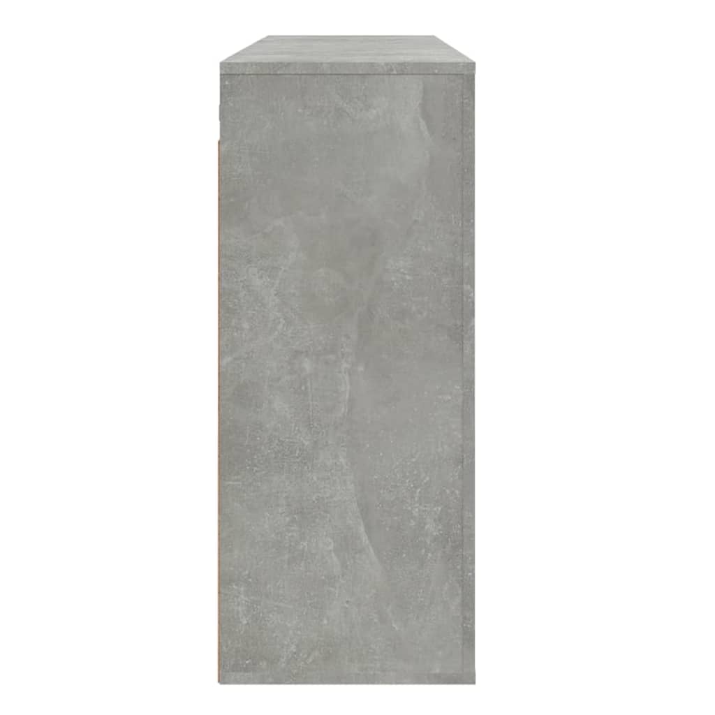Mobile a Parete Grigio Cemento 80x33x80 cm in Legno Multistrato 816588