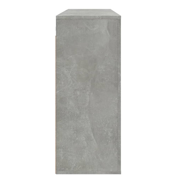 Mobile a Parete Grigio Cemento 80x33x80 cm in Legno Multistrato 816588
