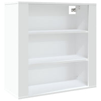 Mobile a Parete Bianco 80x33x80 cm in Legno Multistrato 816592