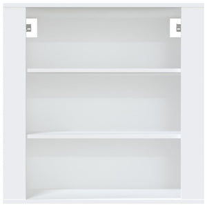 Mobile a Parete Bianco 80x33x80 cm in Legno Multistrato 816592