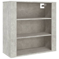 Mobile a Parete Grigio Cemento 80x33x80 cm in Legno Multistrato cod mxl 17517