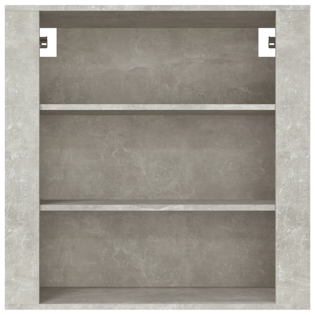 Mobile a Parete Grigio Cemento 80x33x80 cm in Legno Multistrato cod mxl 17517