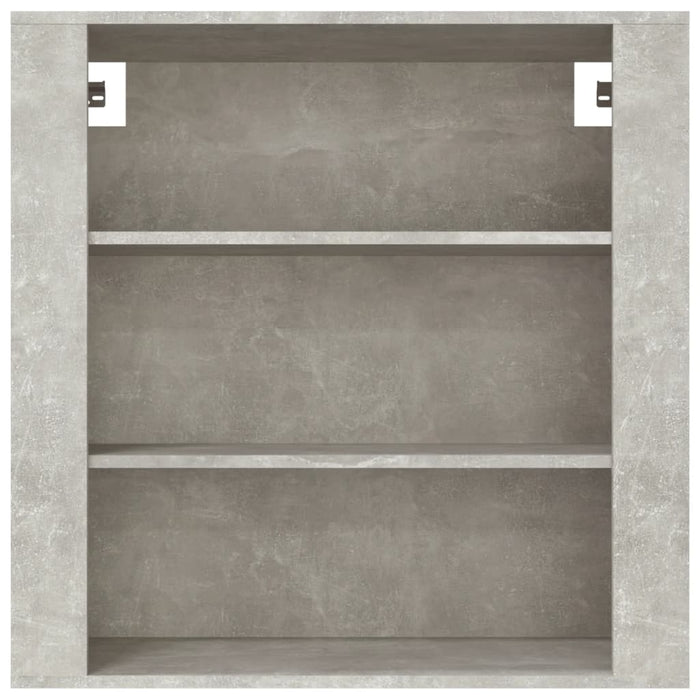 Mobile a Parete Grigio Cemento 80x33x80 cm in Legno Multistrato cod mxl 17517