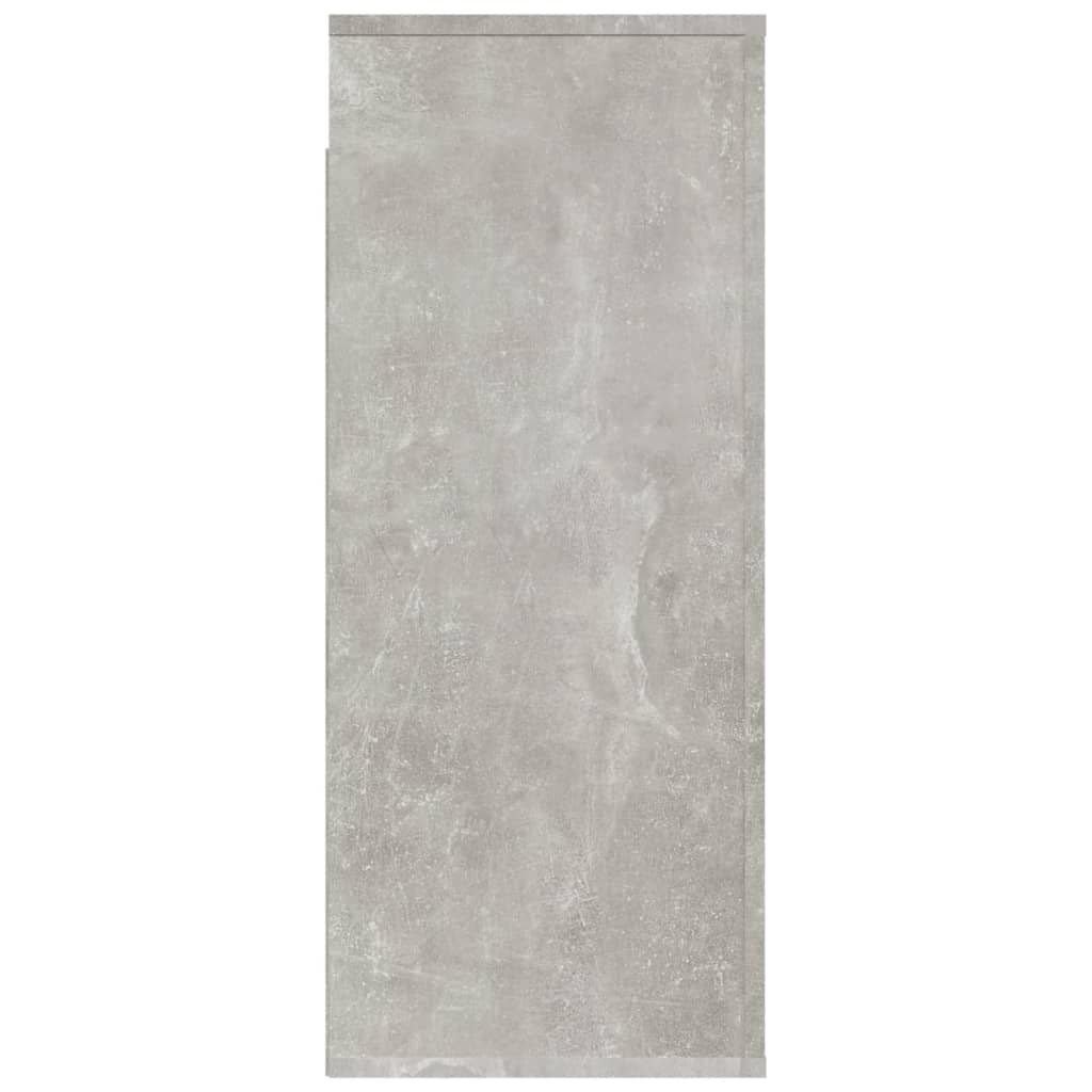 Mobile a Parete Grigio Cemento 80x33x80 cm in Legno Multistrato 816596