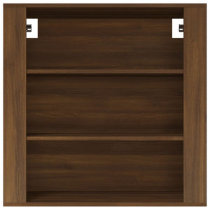 Armadietto a Muro Rovere Marrone 80x33x80 cm Legno Multistrato 816599