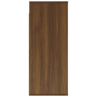 Armadietto a Muro Rovere Marrone 80x33x80 cm Legno Multistrato 816599