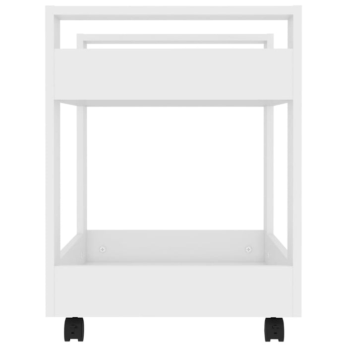 Carrello per Scrivania bianco 60x45x60 cm in Legno Multistrato 816600
