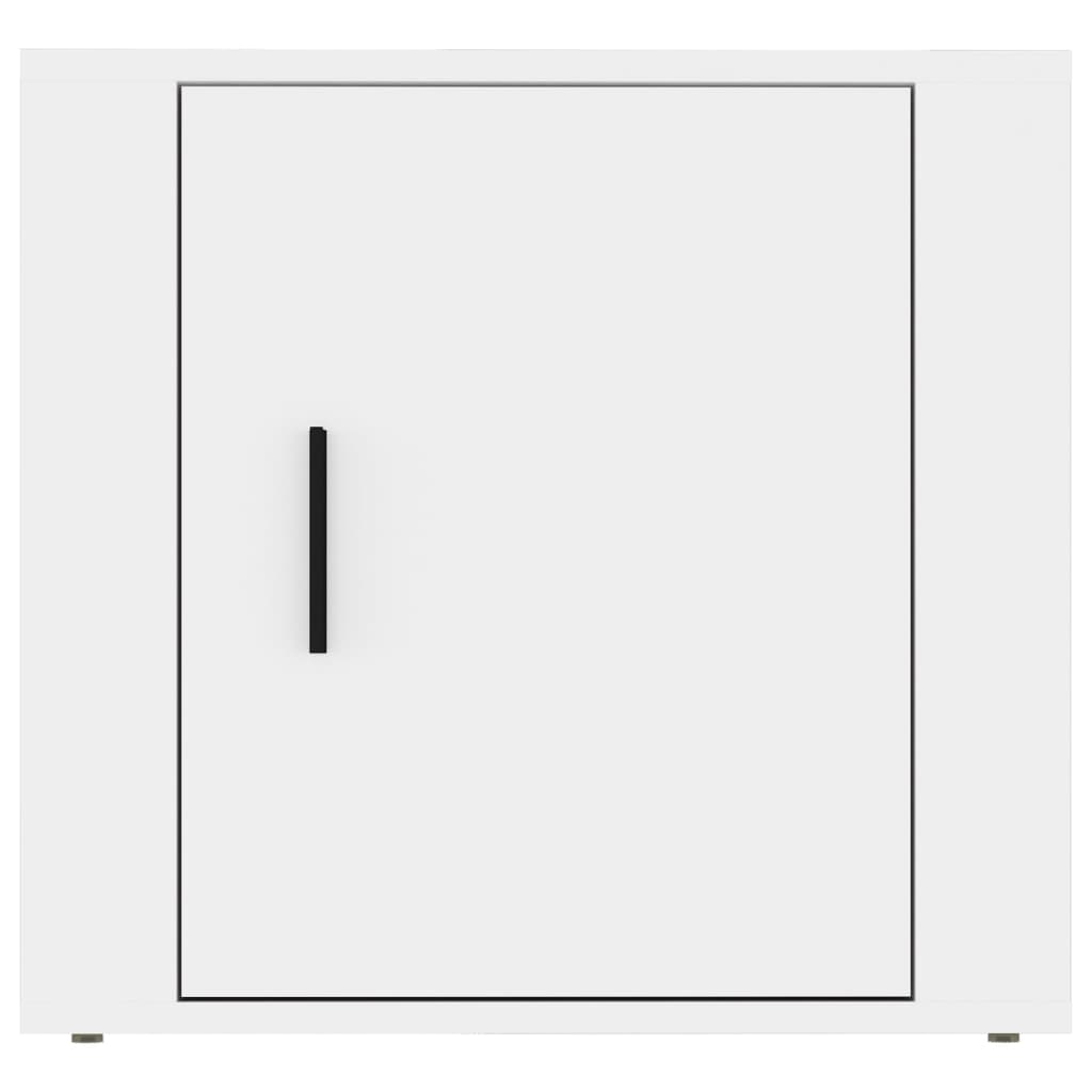 Comodini 2 pz Bianca 50x39x47 cm 816689