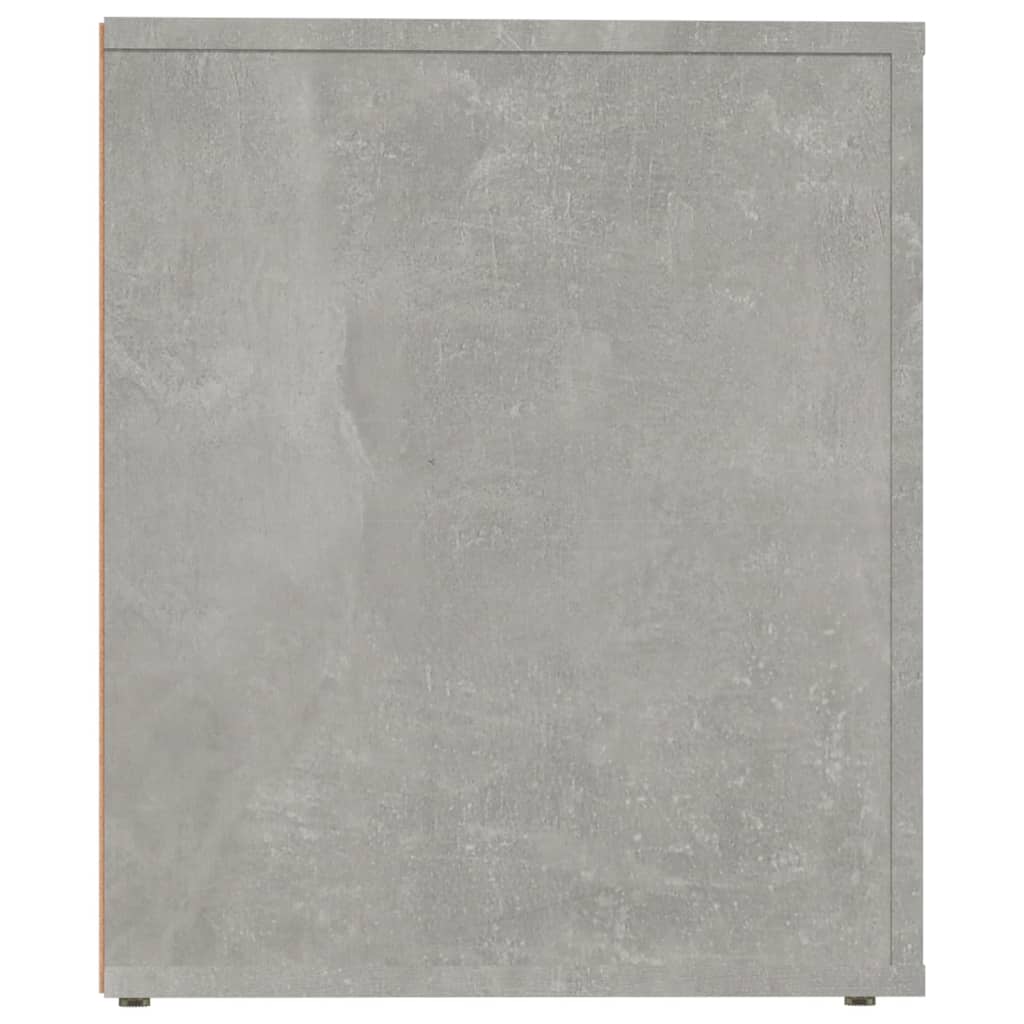 Comodino Grigio Cemento 50x39x47 cm 816696
