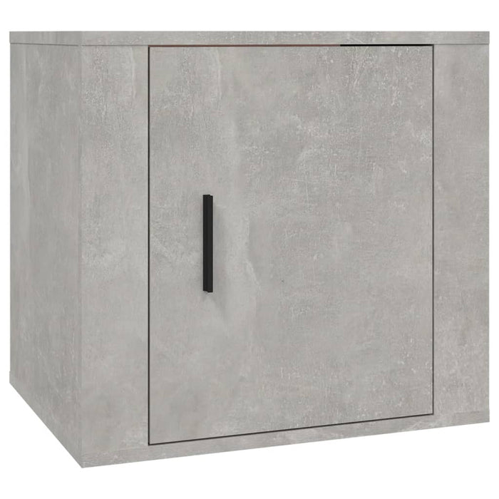 Comodini 2 pz Grigio Cemento 50x39x47 cm 816697