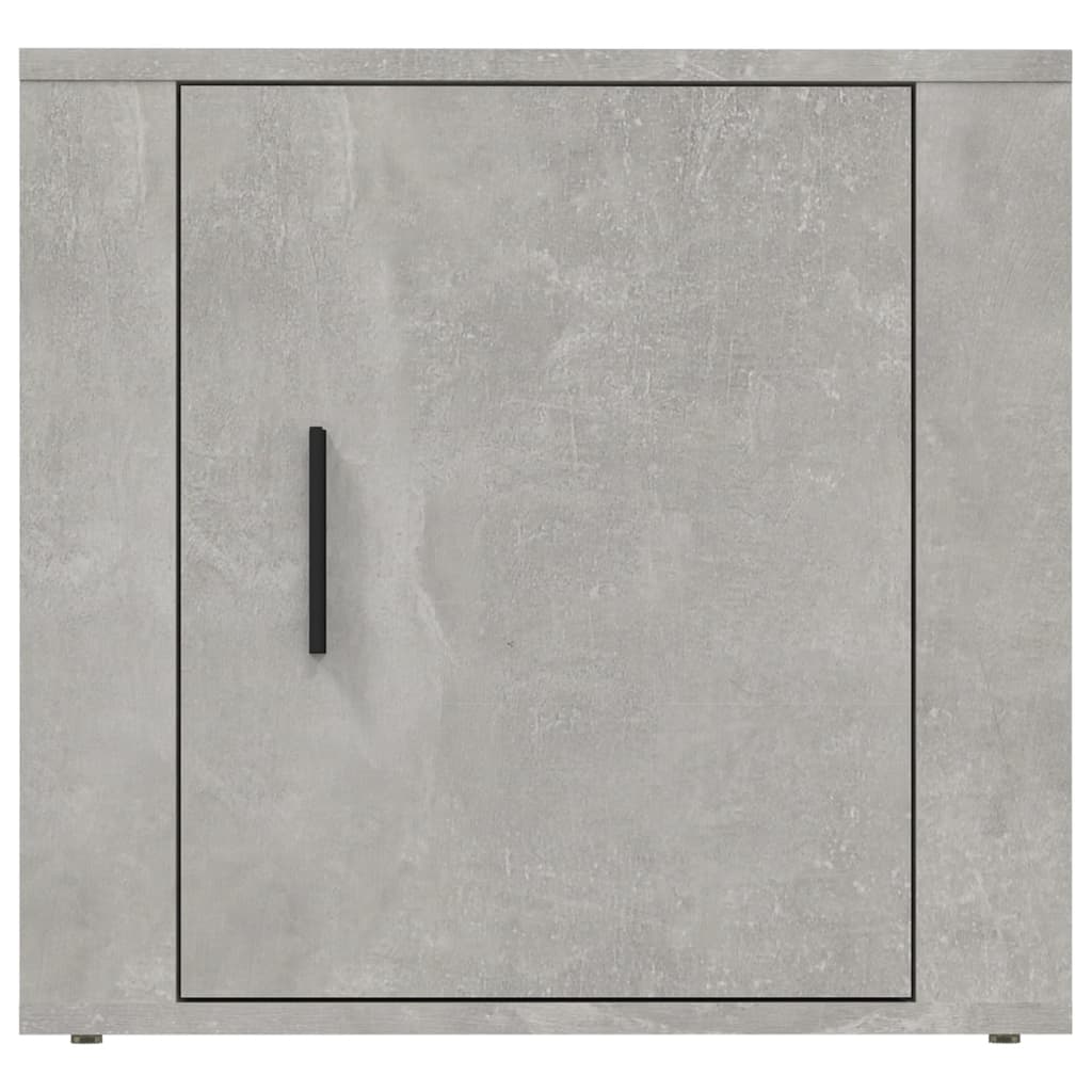 Comodini 2 pz Grigio Cemento 50x39x47 cm 816697