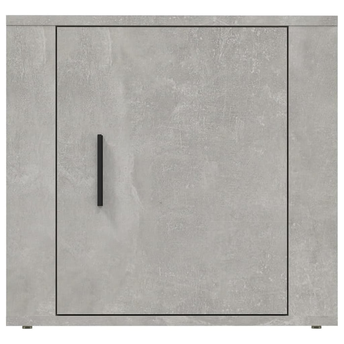 Comodini 2 pz Grigio Cemento 50x39x47 cm 816697