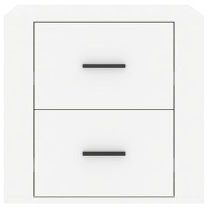 Comodino Bianco Lucido 50x39x47 cm 816706