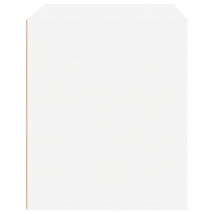 Comodino Bianco Lucido 50x39x47 cm 816706