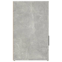 Comodino Grigio Cemento 50x36x60 cm in Legno Multistrato 816724
