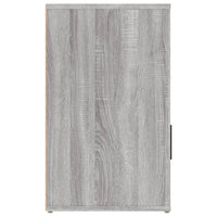 Comodino Grigio Sonoma 50x36x60 cm in Legno Multistrato cod mxl 30079
