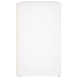 Comodino Bianco 50x36x60 cm in Legno Ingegnerizzato 816728