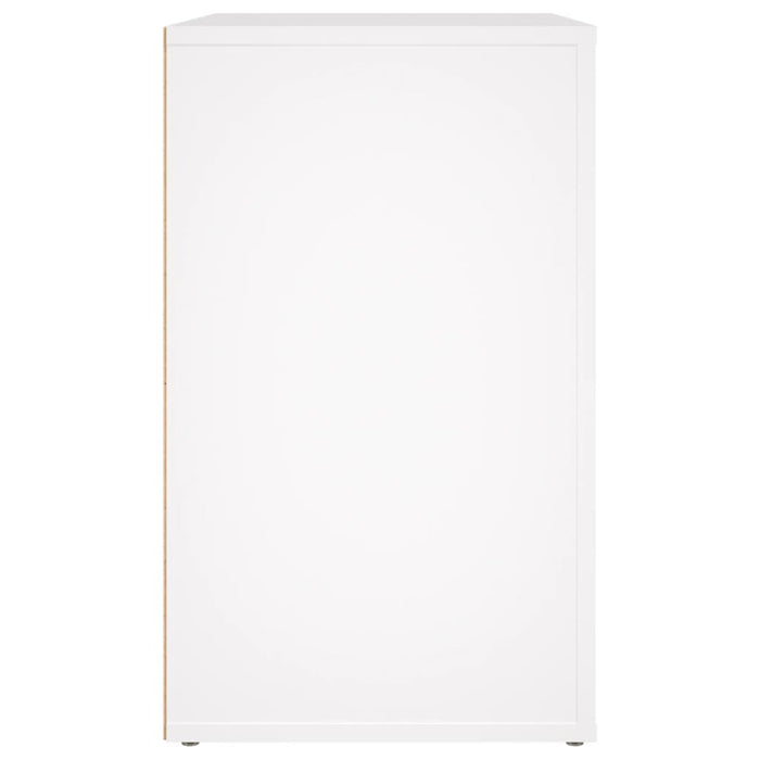 Comodino Bianco 50x36x60 cm in Legno Ingegnerizzato 816728