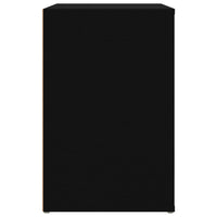 Scarpiera Nera 130x35x54 cm in Legno Multistrato cod mxl 46148