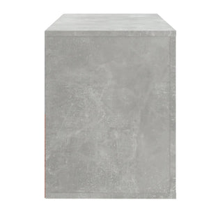 Scarpiera scarpiera mobile portaoggetti ingresso corridoio soggiorno 80 x 35 x 45 cm multistrato grigio 02_0021855