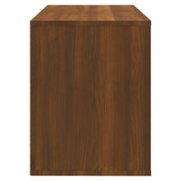 Scarpiera Rovere Marrone 80x35x45 cm in Legno Multistrato 816759