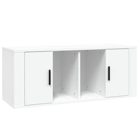 Mobile Porta TV Bianco 100x35x40 cm in Legno Multistrato cod mxl 25882