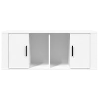 Mobile Porta TV Bianco 100x35x40 cm in Legno Multistrato cod mxl 25882