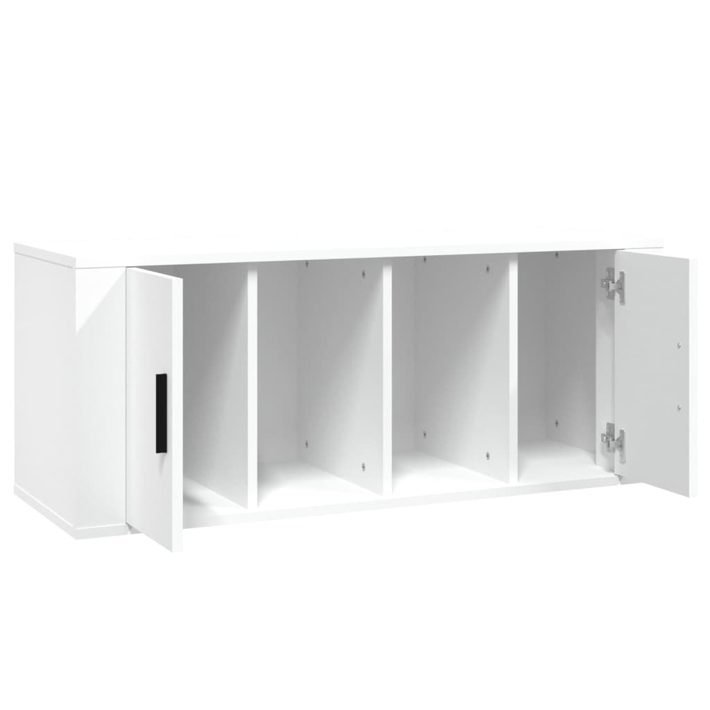 Mobile Porta TV-Mobile per TV-Credenza TV Bianco 100x35x40 cm in Legno Multistrato 968424