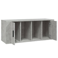 Mobile per TV Grigio Cemento 100x35x40 cm Legno Multistrato 816804
