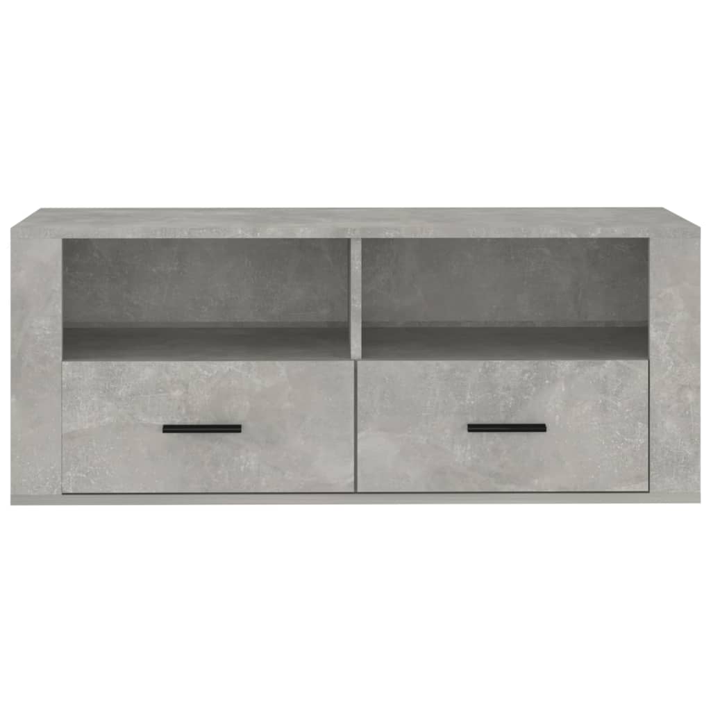 Mobile per TV Grigio Cemento 100x35x40 cm Legno Multistrato 816812