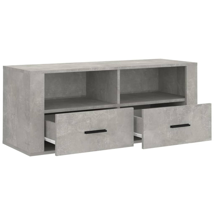 Mobile per TV Grigio Cemento 100x35x40 cm Legno Multistrato 816812