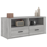 Mobile TV Grigio Sonoma 100x35x40 cm in Legno Multistrato 816814