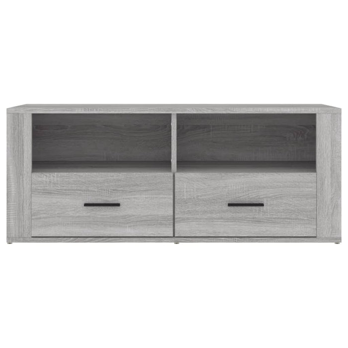 Mobile TV-Credenza TV-Console TV Grigio Sonoma 100x35x40 cm in Legno Multistrato 813655