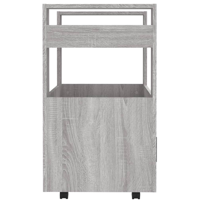 Carrello da Cucina Grigio Sonoma 60x45x80 cm Legno Multistrato cod mxl 61102