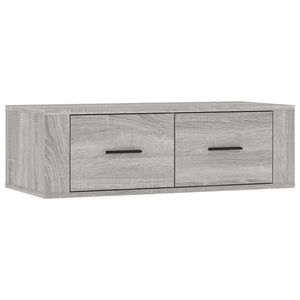 Mobile TV Pensile Grigio Sonoma 80x36x25cm in Legno Multistrato 816838